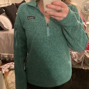 Teal Patagonia pullover